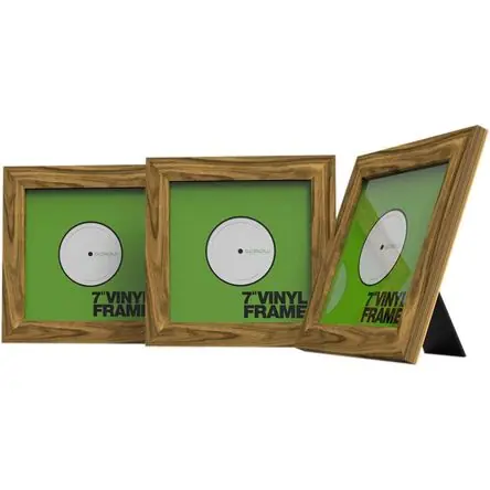 Offerta Del Giorno Conjunto de Marcos de Vinilo GLORIOUS (3-Pack, Palisandro, 7'') - Construcción Robusta, Frente de Vi