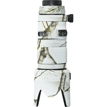 Offerta Limitata Cubierta LensCoat para el Sigma 70-200 2.8 DG OS AF (Realtree AP Snow) - Neopreno Impermeable, Barre