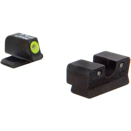 Conjunto de Mirillas Nocturnas Trijicon HD para Pistola Spring XDS (Disco Frontal Amarillo, Aca Novità