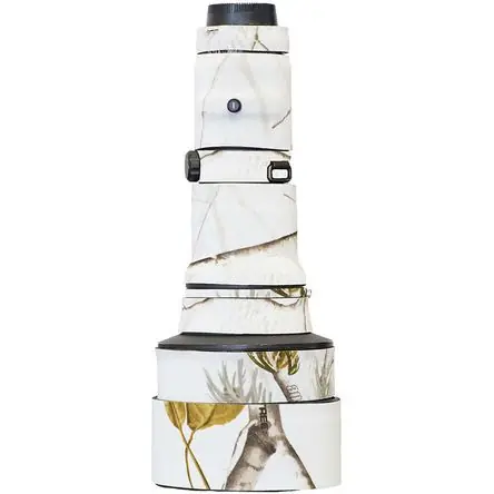 Promo Stagionale Cubierta de Lente LensCoat para Nikon 400mm f/3.5 AIS (Realtree AP Snow) - 100% Neopreno de Celdas C
