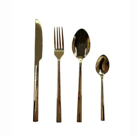 Garanzia Inclusa Set Cubiertos Golden 20 Piezas