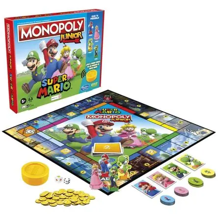 Juego De Mesa Monopoly Junior Super Mario Solo Oggi
