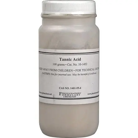 Ácido Tánico Photographers' Formulary (100g) - Reductor Común y Preparación de Placas Secas para Pro Premium