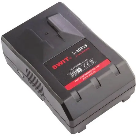 Esclusivo Batería SWIT S-8082S 95Wh 14.4V V-Mount: Compacta, Portátil y con Indicador LED