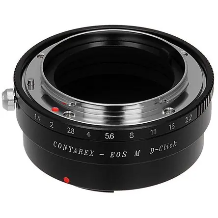 Adaptador de Montura de Lente FotodioX Pro para Lentes Contarex a Cámara Canon EF-M - Soporta Enfoqu Acquista Ora
