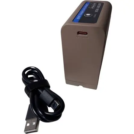 Offerta Speciale Batería de Litio NP-F970 Bescor JuiceBox con Puertos USB-C y USB-A (7.4V, 6600mAh)