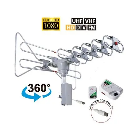 Nuova Collezione Antena Aérea Giratoria HD KT-808C KONSTAR