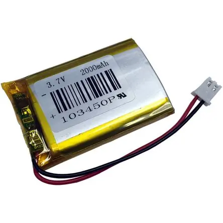 Bestseller Batería de Litio-Polímero iOptron para SkyTracker Pro - Repuesto de Fábrica, Capacidad de 2000mAh, S