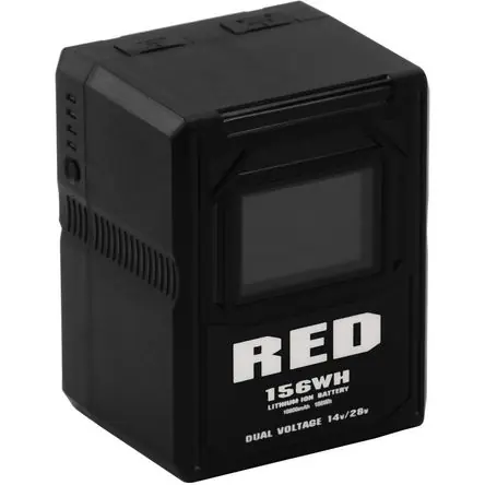 Prezzo Di Fabbrica Batería RED DIGITAL CINEMA REDVOLT XL-G (156Wh, Montaje Gold) - Potencia Cámara RED V-RAPTOR XL, Det