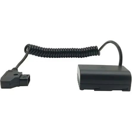 Super Prezzo Adaptador de Batería Dummy ANDYCINE D-Tap a BMW-BLF19E para Cámaras Panasonic Lumix - Cable Enrollad