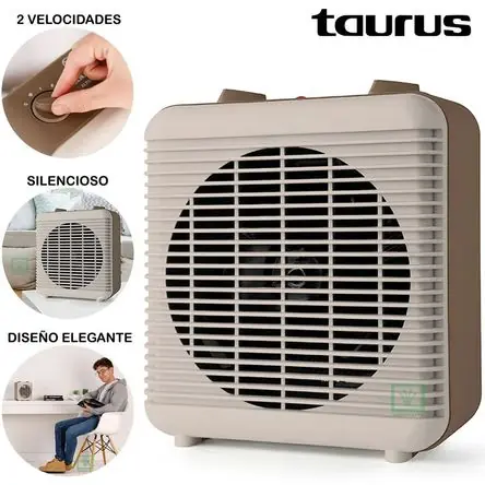 Prezzo Ridotto Calefactor Taurus Tropicano S2000 2 Velocidades 2000 W