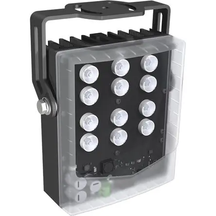 AXTON Hybrid 25H IR e Iluminador de Luz Blanca (10°) - 850nm Infrarrojo, 4200 Lúmenes, Eficiencia En Non Perdere