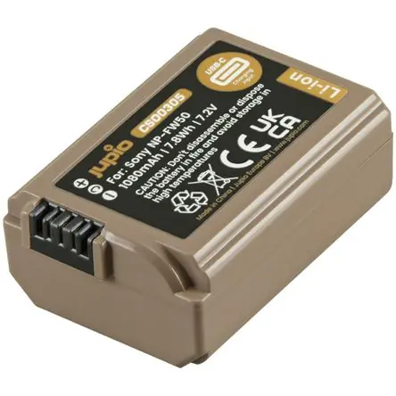 Ordina Subito Batería Jupio NP-FW50 Ultra C con Puerto de Carga USB-C - Compatible con Cámaras Sony Seleccionadas,
