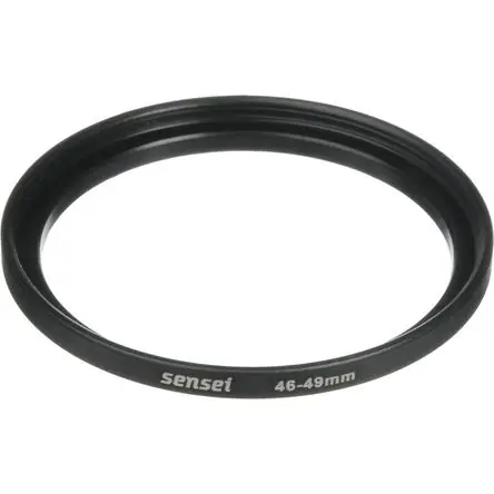Ultima Occasione Anillo Adaptador de Aluminio Sensei 46-49mm - Usa Filtros de 49mm en Lentes de 46mm, Resistente a la