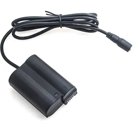 Batería Dummy Nikon EN-EL15 con Cable de Alimentación Recto de 39 Offerta Speciale