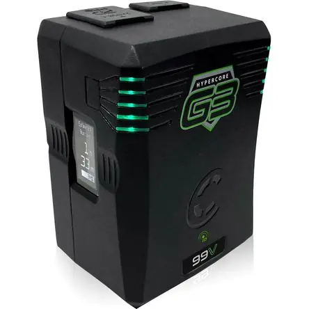 Ultima Occasione Batería de Litio-Ion 99Wh V-Mount Core SWX Hypercore G3 - Resistente, 14.4V, 20A, Voltbridge iD, USB