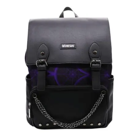 Mochila Oficio Premium Merlina Addams Wednesday Promozione Esclusiva