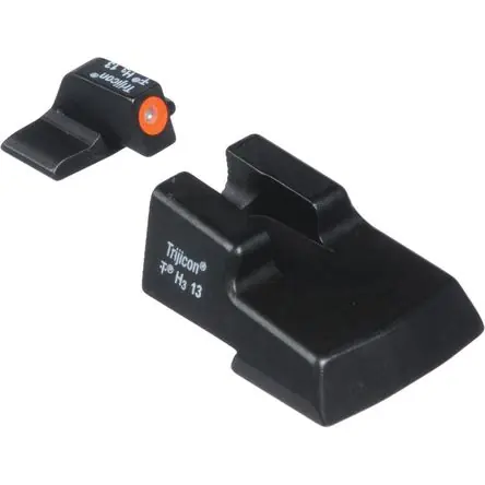 Prezzo Basso Conjunto de Mirillas Trijicon H&K P30 o .45 Bright & Tough con Iluminación Naranja Tritio y Funda de