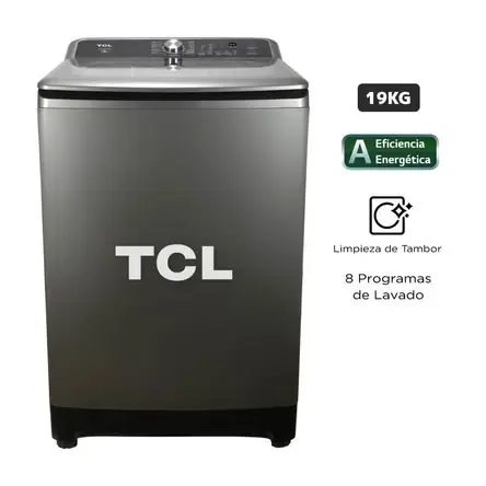 Lavadora Carga Superior TCL 19 Kg F319TLW Gris Spedizione Espresso