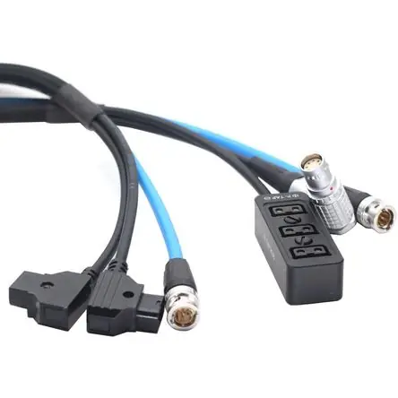 DigitalFoto Solución Limitada D-Tap a 8-Pin LEMO con Cable Canare 12G-SDI y Divisor D-Tap (6.5') - P Consegna Rapida