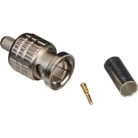 Più Venduto Conector BNC de 75 Ohm 3.0 GHz Canare para Cables L-3CFB/V-3CFB - Pin de Contacto Baquelita Dorada,