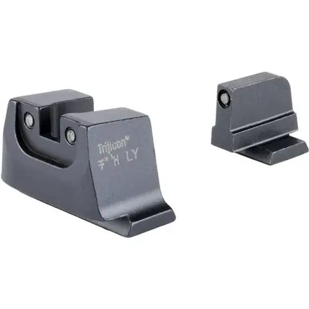 Pagamento Sicuro Conjunto de Mirillas Trijicon para M&P C.O.R.E. & M2.0 Optics Ready (Contorno Frontal Negro, Trasero