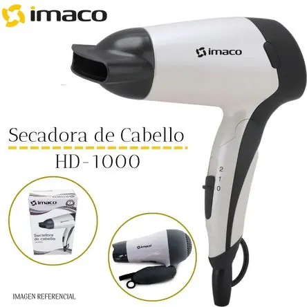 Secadora de Cabello Imaco 1000watts – HD1000 Acquista Ora
