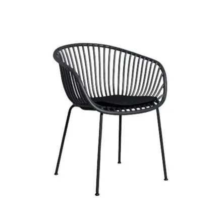 Prezzo Di Fabbrica Silla de Comedor Colme de Plástico Gris Oscuro