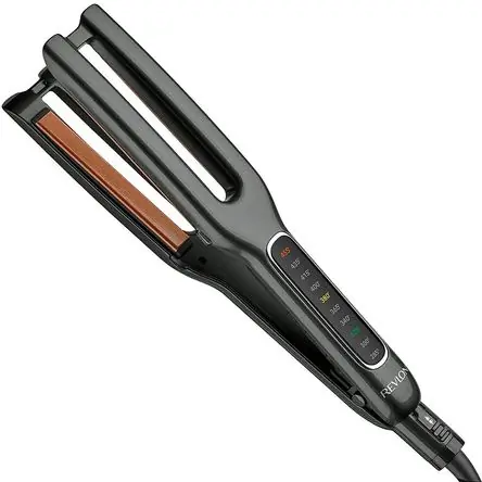 Plancha Revlon de Cobre doble Placa RVST2204N1 Negro Esclusivo