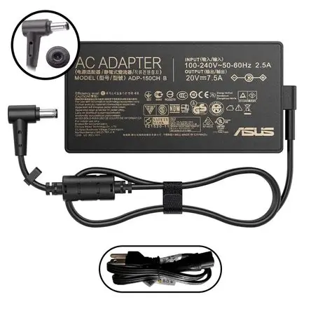 Cargador Asus Gamer Rog 20v 7.5a 6.0mm X 3.7(pin Central) Direttamente Dal Produttore