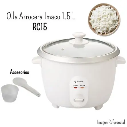 Offerta Lampo Olla Arrocera Imaco 1.5 Lt. - Blanco