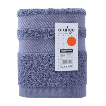 Popolare Toalla de Mano Orange Modelo HTBG Azul Acero de Algodón 40x60 cm
