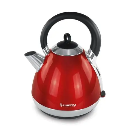Compra Online Hervidor Eléctrico Finezza FZ-632T 2.0 Litros con Base Giratoria y Acero Cromado