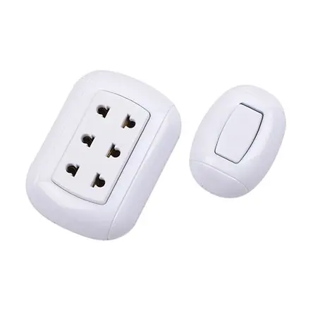 Promo Stagionale Pack interruptor simple y tomacorriente triple Werken