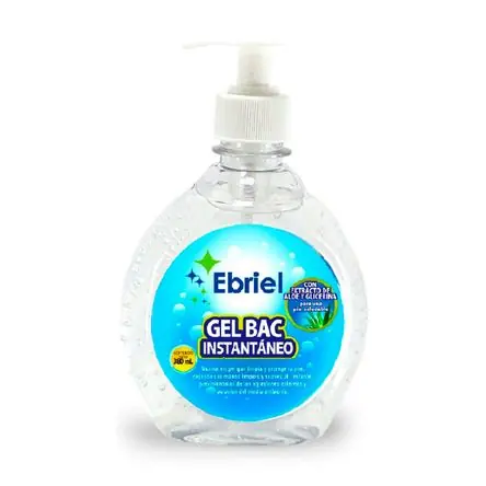 Alcohol en gel frasco 380ml Ebriel Non Perdere