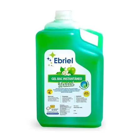 Artigianale Alcohol en gel Frutal Galón 4 litros Ebriel
