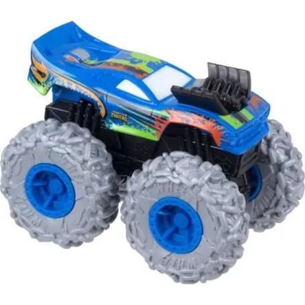 Carro Hw Monster Truck Todo Terreno Celeste Gvk37 Compra Adesso