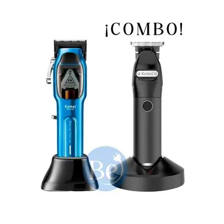 Occasione Imperdibile Combo Kemei Cortadora KM-1763 y Trimmer KM-1753