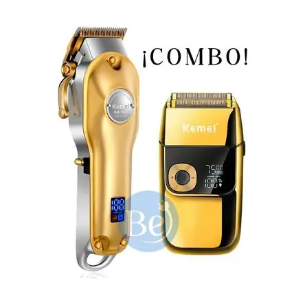 All’Ingrosso Combo Kemei Cortadora KM-1986 y Afeitadora Shaver KM-2028