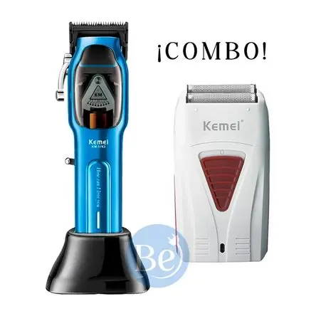 Scelto Dai Clienti Combo Kemei Cortadora KM-1763 y Afeitadora Shaver KM-3382