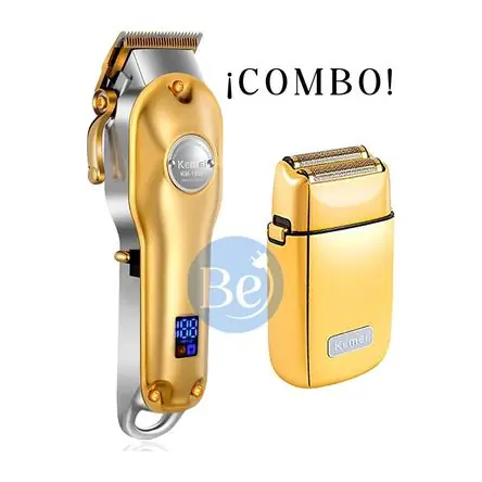 Edizione Limitata Combo Kemei Cortadora KM-1986 y Afeitadora Shaver KM-TX1