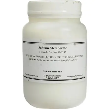 Formulario de Fotógrafos: Metaborato de Sodio (1lb) - Acelerador Alcalino Suave para Reveladores, Re Ordine In Blocco