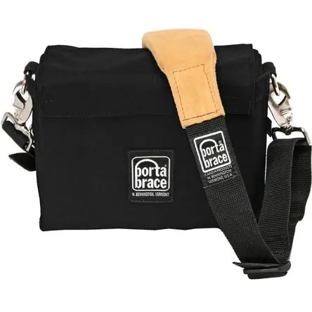 Esclusivo Funda PortaBrace MO-HLM900 para Monitor Plano Ikegami HLM-900P con Visera Solar Plegable y Correa Aj