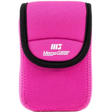 Nuovo Arrivo Funda Ultraligera de Neopreno MegaGear para Kodak PixPro FZ43 y FZ41 (Rosa Fucsia) - Diseño Protecto