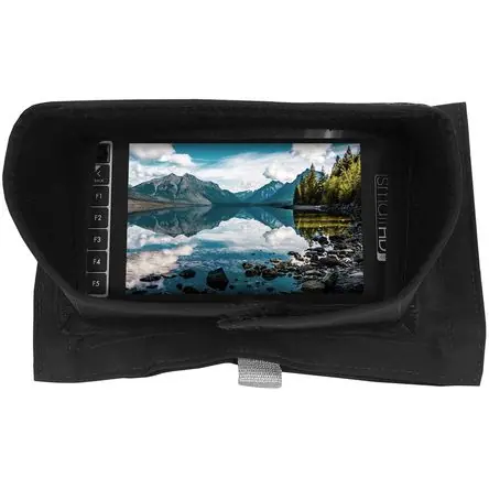 Autentico Funda PortaBrace para Monitor SmallHD 703 con Visera Plegable y Soporte Expandible