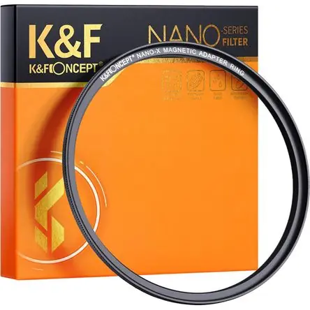 Non Perdere K&F Concept Anillo Base Magnético de 55mm para Filtros XF - Construcción de Aluminio de Grado Aeroes