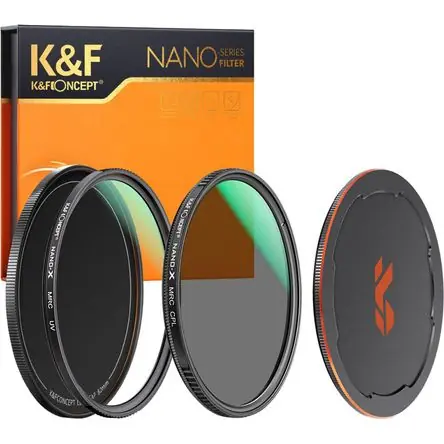 A Buon Prezzo K&F Concept Nano-X Series MCUV & CPL Filter Kit (55mm)