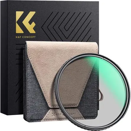 Filtro Polarizador Circular K&F Concept Nano-X Pro 46mm - Alta Definición, Antirreflejos, Reducción Migliore Qualità