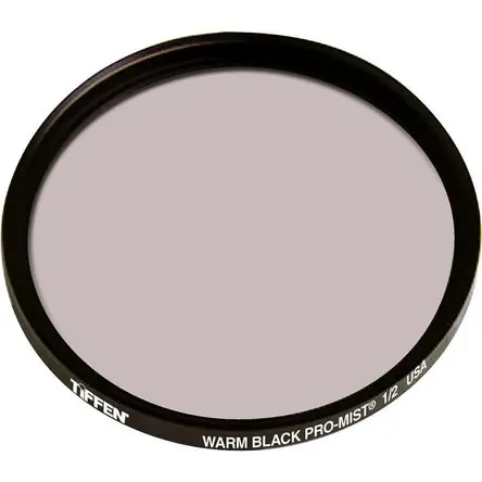Subito Disponibile Filtro Tiffen 55mm Warm Black Pro-Mist 1/2: Suaviza Arrugas, Reduce Destellos y Crea Luz Cálida con