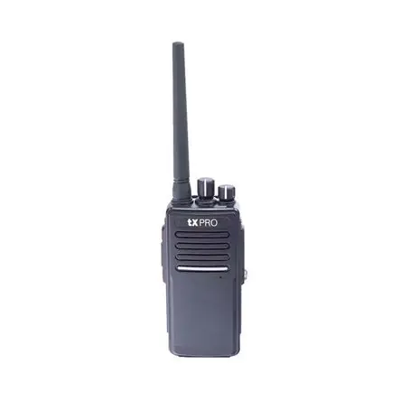 Ultime Pezzi Radio Portátil txPRO TX680-UV UHF 400-512 MHz DMR y Analógico5W 32 canales IP54